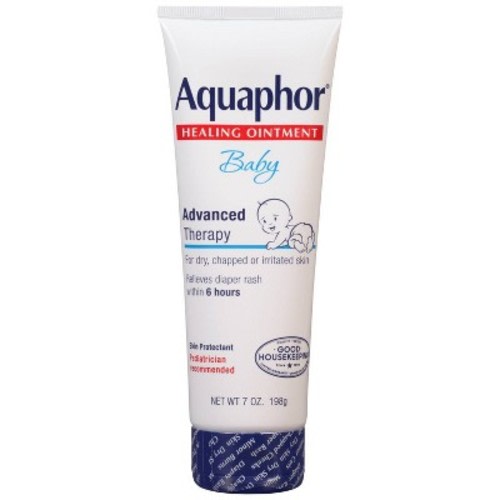 Aquaphor Baby Healing Ointment - Advanced Therapy to Help Heal Diaper Rash and Chapped Skin - 7oz. Tube