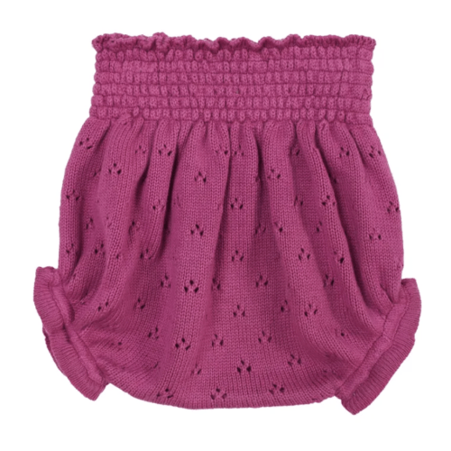 Bloomer Cesar Pointelle Coton Bio | Rose fuschia