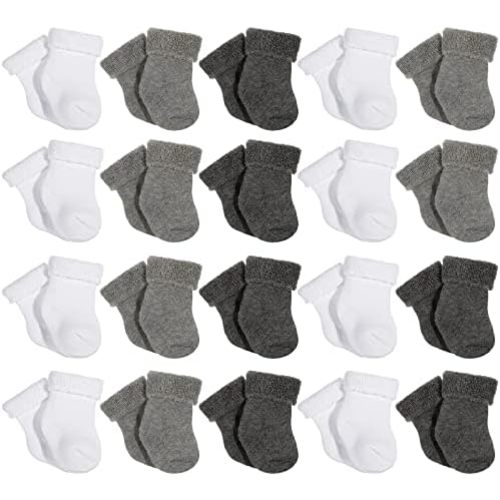 Janmercy 20 Pair Preemie Socks Girls Boy Baby Newborn Premature Socks for Unisex Baby