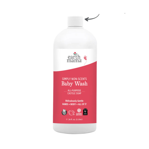 Simply Non-Scents Castile Baby Wash - Unscented Soap
