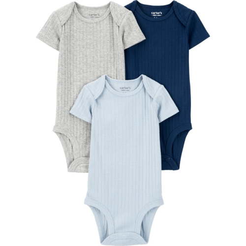 Carter's Child of Mine Baby Boy Bodysuits, 3-Pack, Sizes Preemie-18 Months