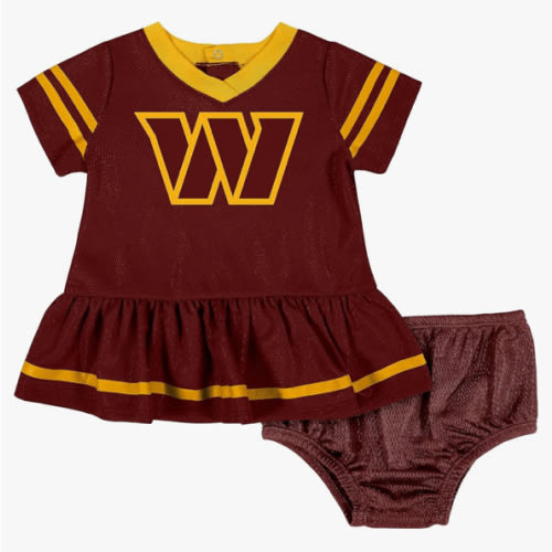 Gerber Girls' NFL Team Jersey Dress and Diaper Cover