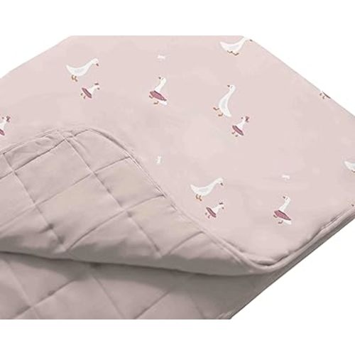 GUNAMUNA Baby Cloud Blanket, Nursery Swaddling Blankets for Toddlers Infants Babies, 0.5 TOG, Tutu Goose, Mini (40" x 30")
