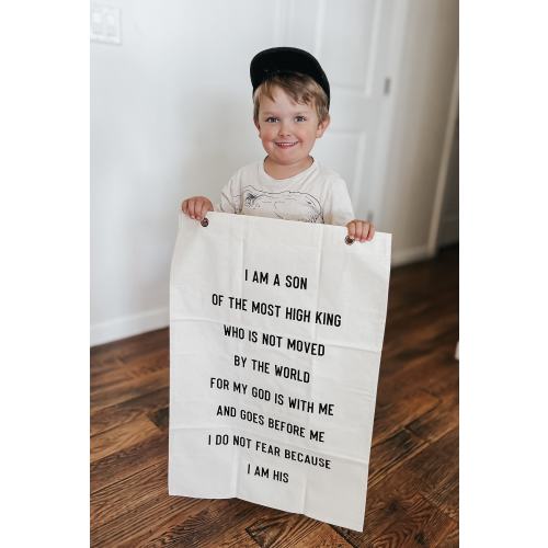 Son of the king, canvas banner