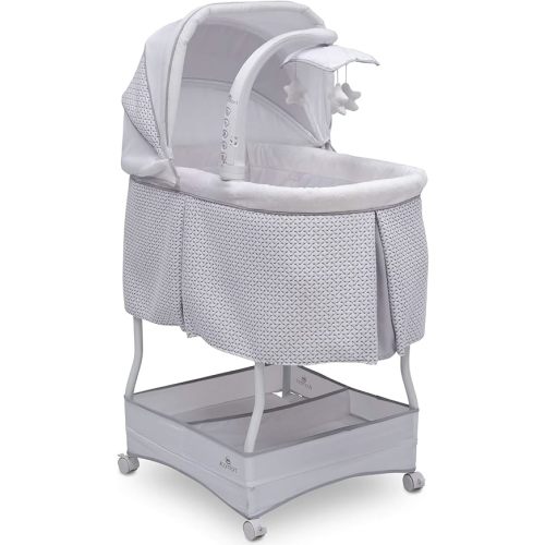 Serta iComfort Hands-Free Auto-Glide Bedside Bassinet - Portable Crib Features Silent, Smooth Gliding Motion That Soothes Baby, Cameron