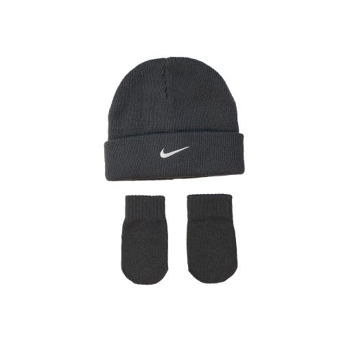 Nike Baby Boy`s Hat and Gloves 2 Piece Set (G(6A2313-693)/W, 12-24 Months)