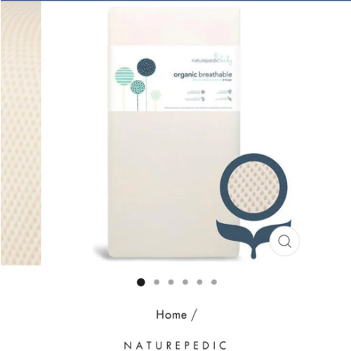 Naturepedic MC46 Organic Breathable 2-Stage Crib Mattress