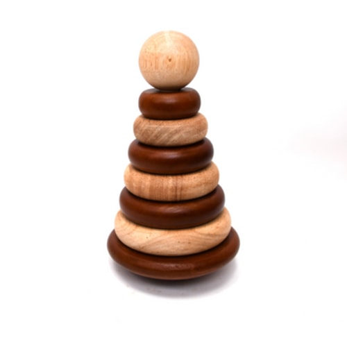 Wooden Stacking Rings Toy