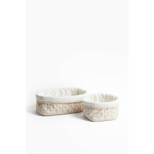 2-PACK QUILTED STORAGE BASKETS