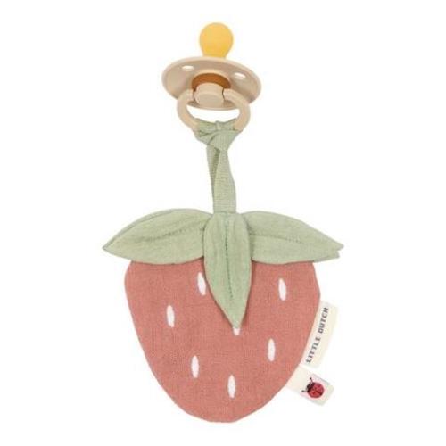 Pacifier cloth muslin Strawberry | Shop at Little Dutch - Little Dutch