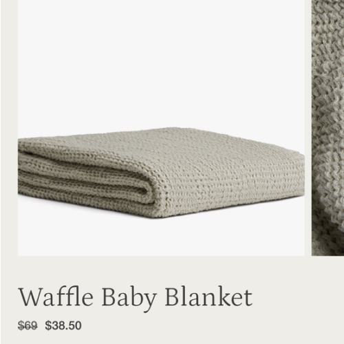 Waffle Baby Blanket (Willow) – Parachute Home