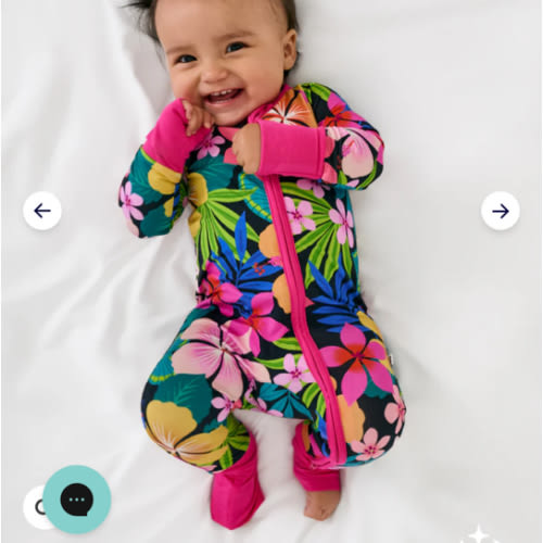 Jungle Blooms Zippy | Little Sleepies
