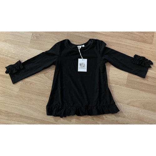 Little girls black tunic