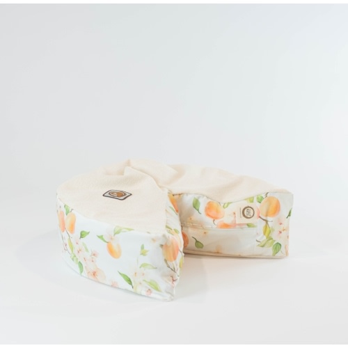 Organic Nesting Pillow / Peaches & Cream - Blessed Nest