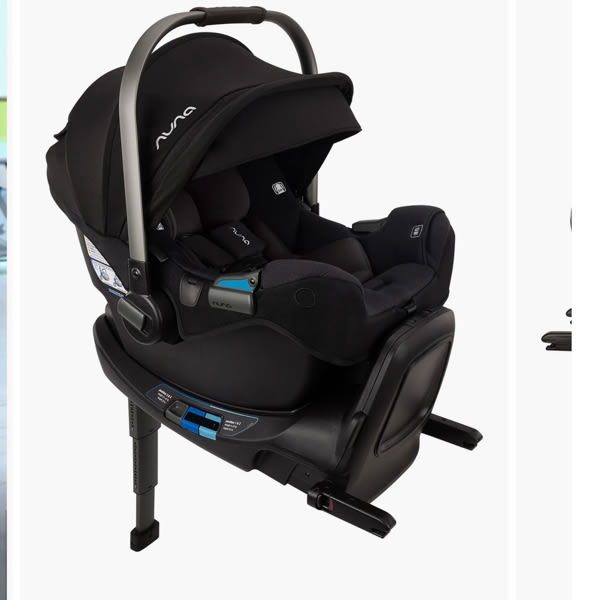 Nuna PIPA Aire RX Infant Car Seat with RELX base  - Black