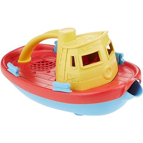 Green Toys Tug Boat Yellow - CB3