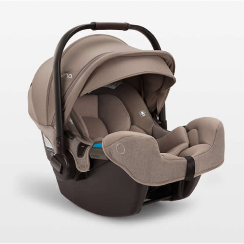 Nuna ® PIPA ™ rx Cedar Brown Reclining Infant Car Seat + PIPA RELX ™ Base