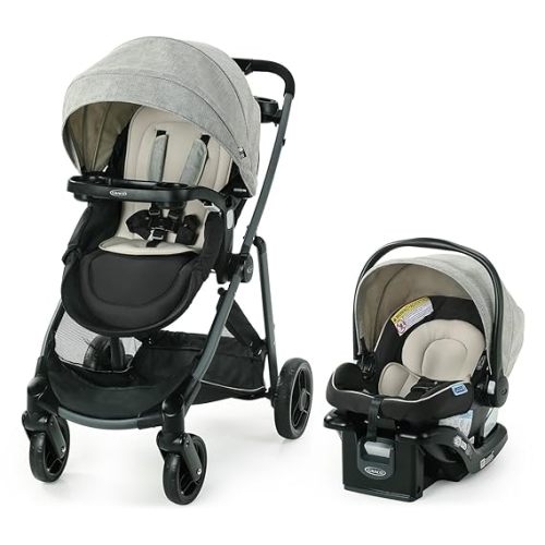 Graco Modes Element LX Travel System - Lynwood - Stroller + Car Seat