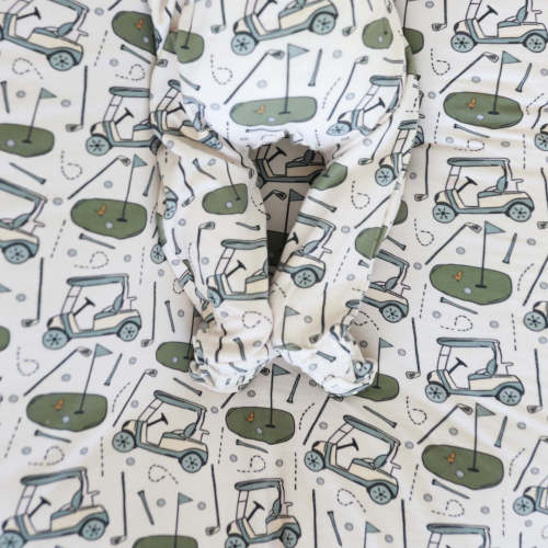 Tee Time Zipper Footie