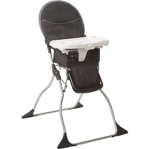 Cosco Kids Highchair for Baby, Simple Foldable High Chair, Convenient, Lightweight, and Compact Design, Black Arrows
