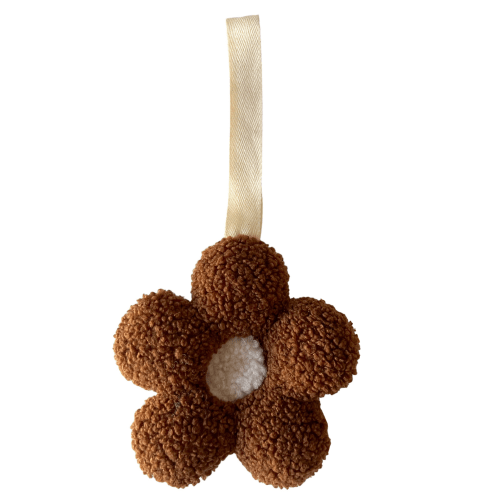 Pacifier Lovey, Brown Flower