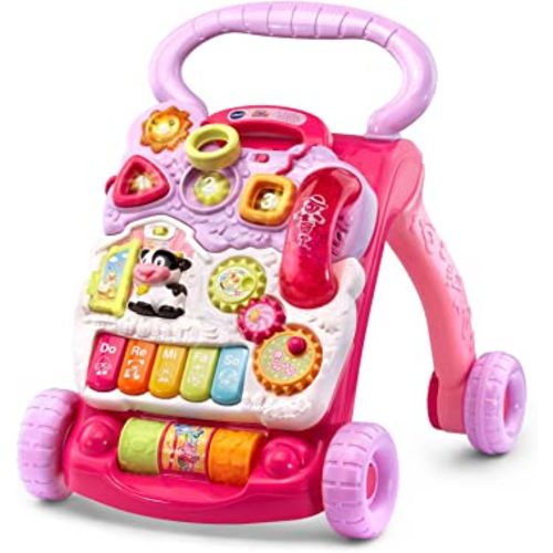 VTech Sit-to-Stand Learning Walker (Frustration Free Packaging), Pink