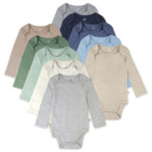 10-Pack Organic Cotton Long Sleeve Bodysuits | Honest Baby Clothing