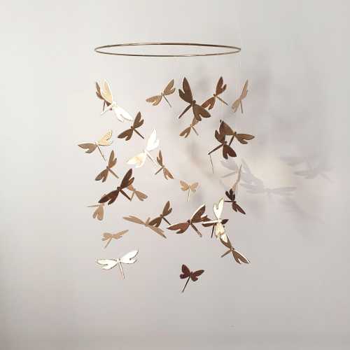 Dragonfly Mobile, Dragonfly Nursery Decor, Dragonfly Baby Mobile, Bug Mobile, Mobile Dragonflies, Dragonfly Decor, Insect Mobile, Baby Gift