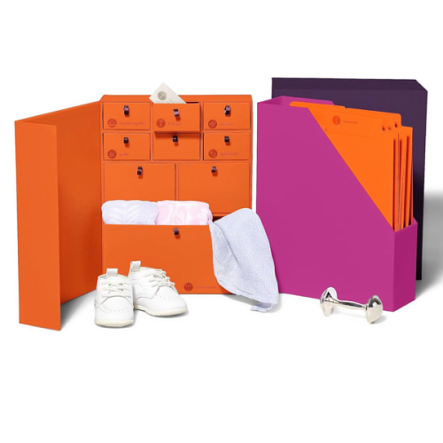 Savor | The Original Deluxe Keepsake Box | Fabric Bound Acid-Free Gender-Neutral Minimalist Newborn Keepsake and Memory Organizer with Labels | for Pregnancy, Mother's Day, Baby Shower, New Baby