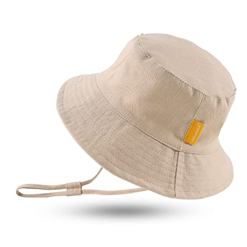 Cotton Baby Sun Hat Infant Toddler Boys Girls Bucket Hats Summer Sun Protection Kids Beach Caps