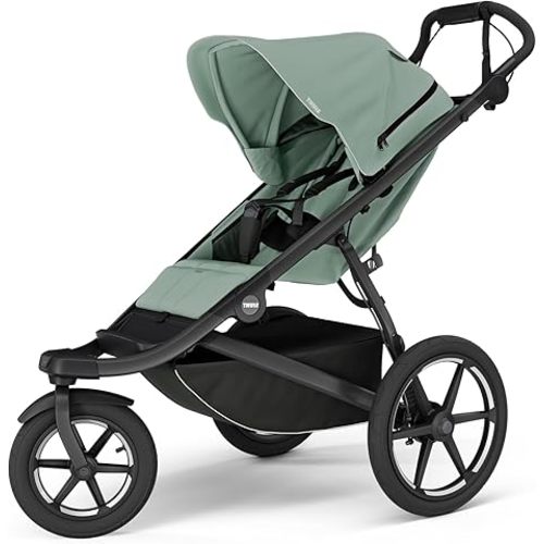 Thule Urban Glide 3 Single Child All-Terrain Stroller, Full-Suspension System, Air-Filled Tires, Upright seat with Adjustable Recline and Built-in legrest