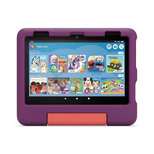 Amazon Kid-Proof Case for Fire HD 8 tablet (Only compatible with 12th generation tablet), Grape
