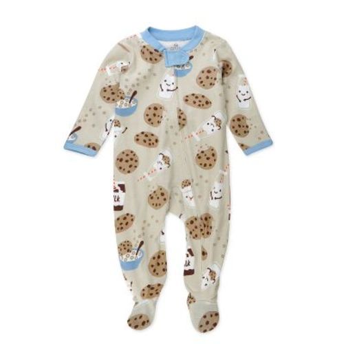 Organic Cotton Fun Foods Pajamas For Babies & Toddlers Milk N Cookies 12m 2-piece