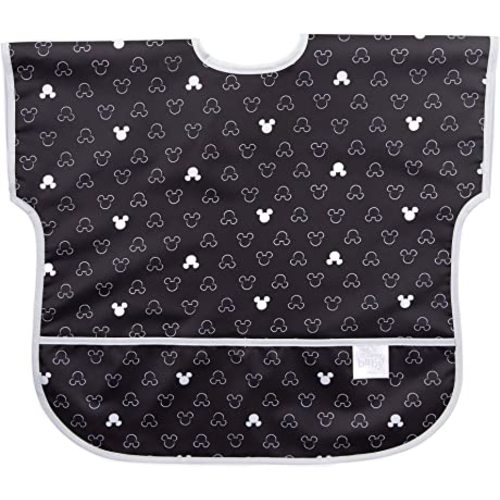 Bumkins Bibs, Baby and Toddler Bibs, Bibs for Girls and Boys, Large for 1-3 Years, Short Sleeve Waterproof Bib for Kids