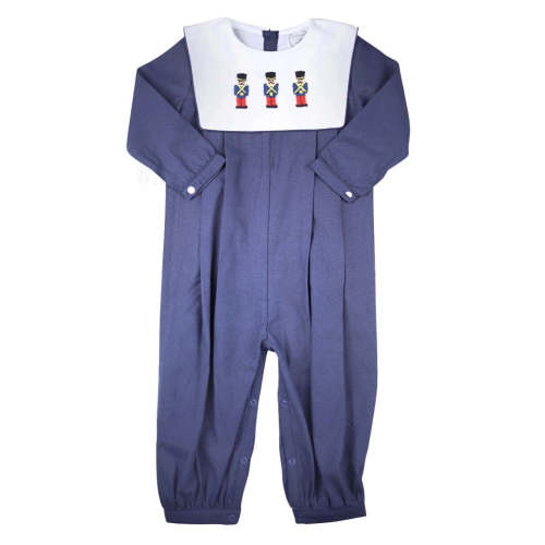 Adorable Christmas Toy Soldier Baby Romper | Perfect for Holiday Photos – The Bella Bean