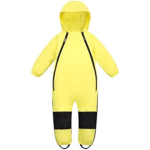 HAPIU Kids Toddler Rain Suit Muddy Buddy Waterproof Coverall