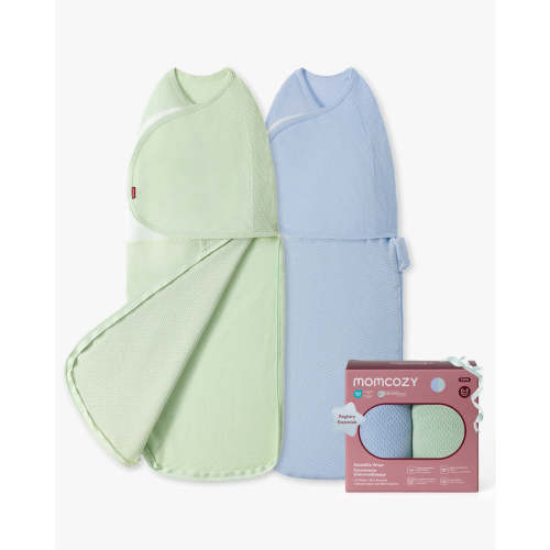 Breathable Newborn Swaddle with Cotton Mesh | Momcozy