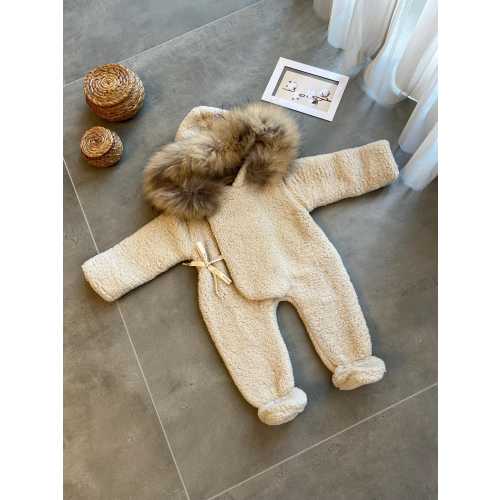 Baby Winter Sherpa Long Jacket, 3-6 moth