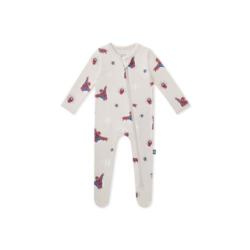 Zippered Footie in Spider-Man