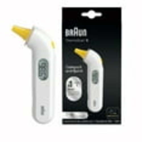 Braun Baby & Kids Ear Thermometer Thermo Scan 3, Quick Temperature Reading for Infants and Toddlers, White IRT3030US