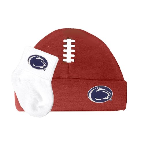 Penn State Nittany Lions Football Cap and Socks Baby Set: 2 Piece, 0-6 Months