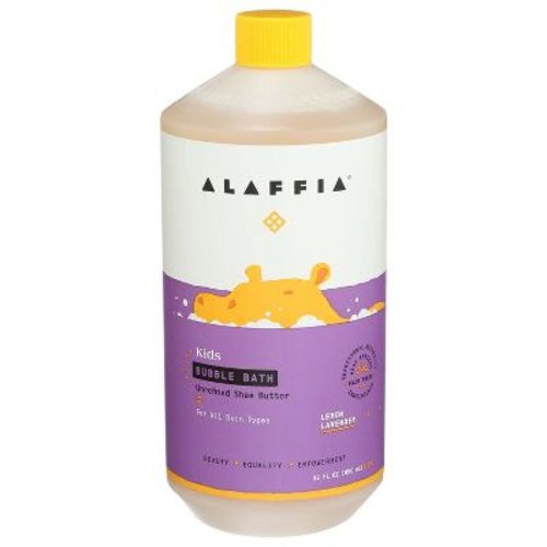 Alaffia Baby & Kids Lemon Lavender Bubble Bath - 32 Fl Oz