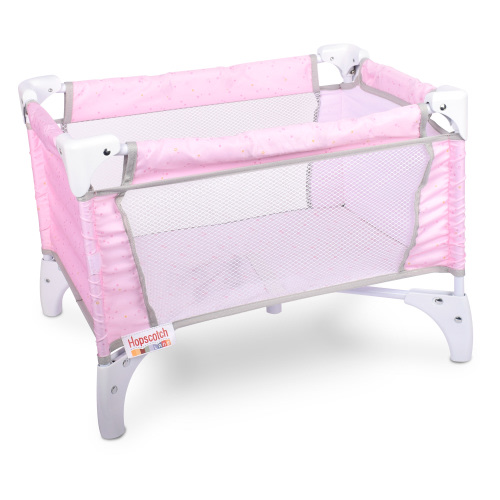 Hopscotch Lane My Baby Doll’s Plastic Travel Crib, Baby Doll Accessory, Children Ages 2+