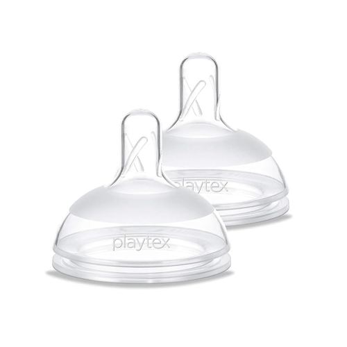 Playtex NaturaLatchNipple, Slow Flow, 2-Count