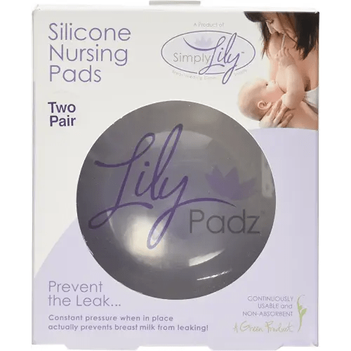 LilyPadz® Reusable Silicone Nursing Pads Double Pair Regular Size