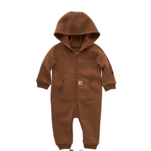 Baby Boys' Carhartt Front Zip Fleece Coverall Long Sleeve Coverall