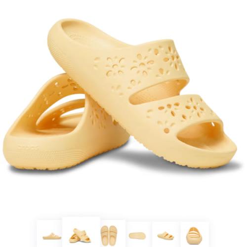Classic Floral Cutout Sandal - Crocs