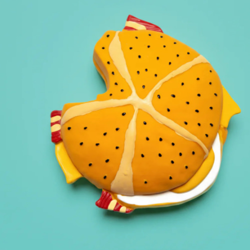 LemmeGetABaconEggAndCheese Teether – PiccoliNY