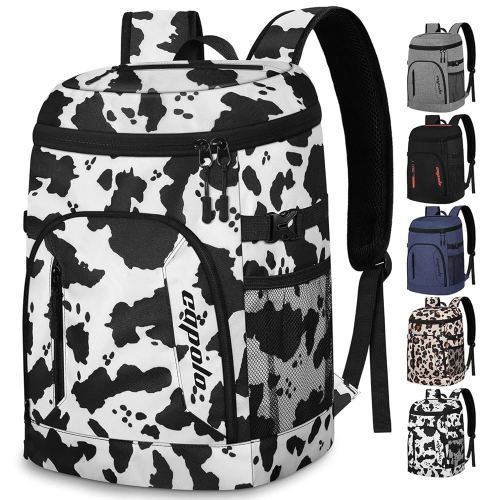 Capolo Cooler Backpack 30/45 Cans, Insulated Thermal Bag Beverage Soft Cooler Lunch Camping Travel Picnic Hiking for Men Women