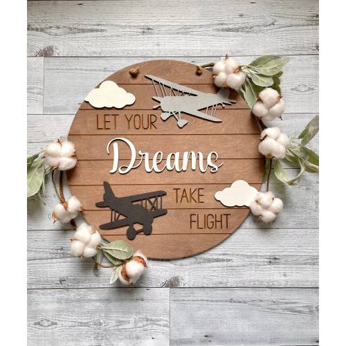 Airplane Nursery Decor/ Airplane Baby/ Airplane Nursery/ Aviation Decor/ Airplane Decor/ Airplanes/ Vintage Airplane Sign/ Vintage Nursery